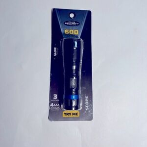 Handheld Police Security 5" Flashlight Scope 600 Lumens Slide Focus #98699